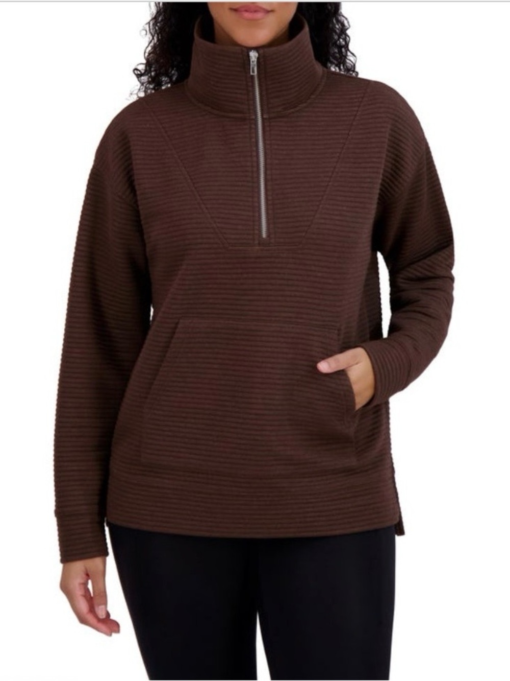 Women’s Kirkland Signature Half-Zip Pullover, size Large